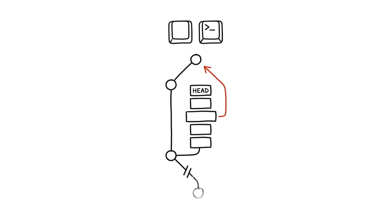 Ilustrace k článku: git reflog: záchrana, když jste si „smazali“ commity