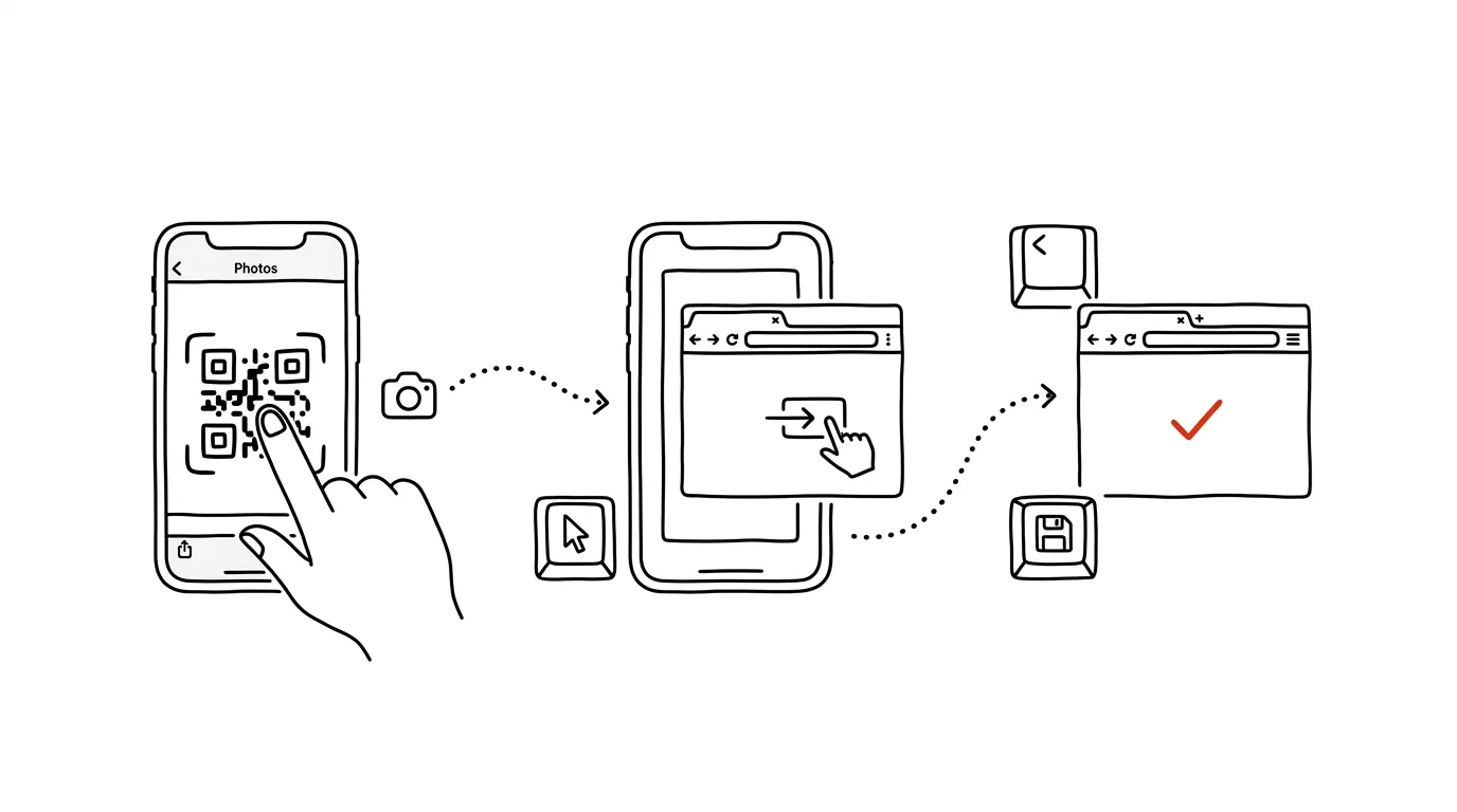 Ilustrace k článku: QR kód ze screenshotu otevřete bez druhého telefonu