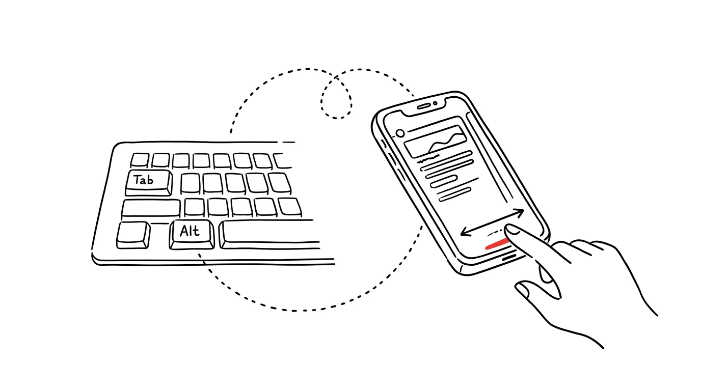 Ilustrace k článku: Švih po spodní hraně: Alt+Tab pro telefon