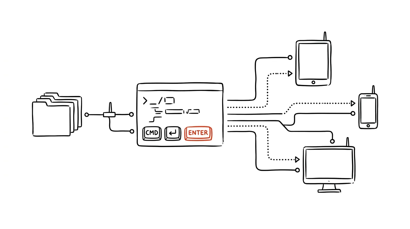 Ilustrace k článku: python -m http.server: nasdílejte složku do sítě jedním příkazem