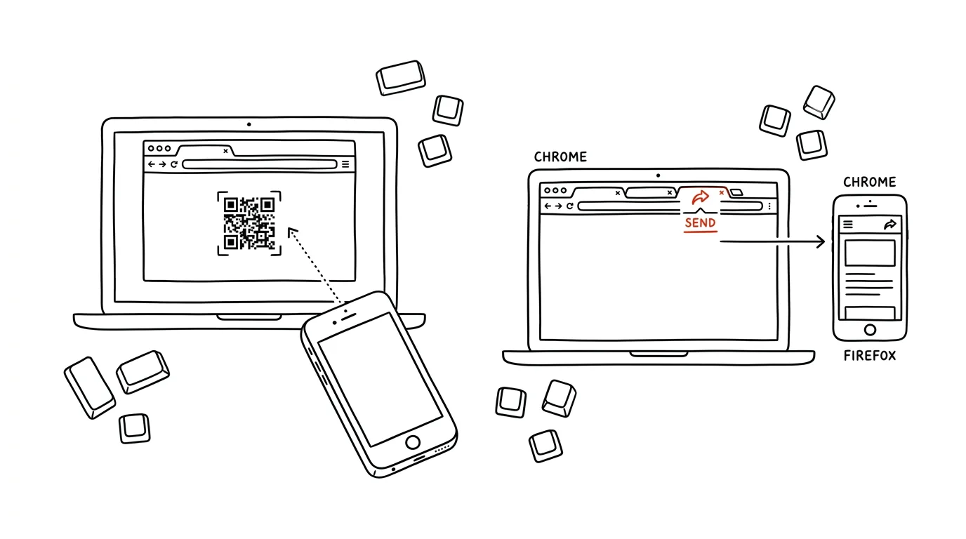 Ilustrace k článku: Stránku z počítače do telefonu: QR kód nebo odeslání panelu