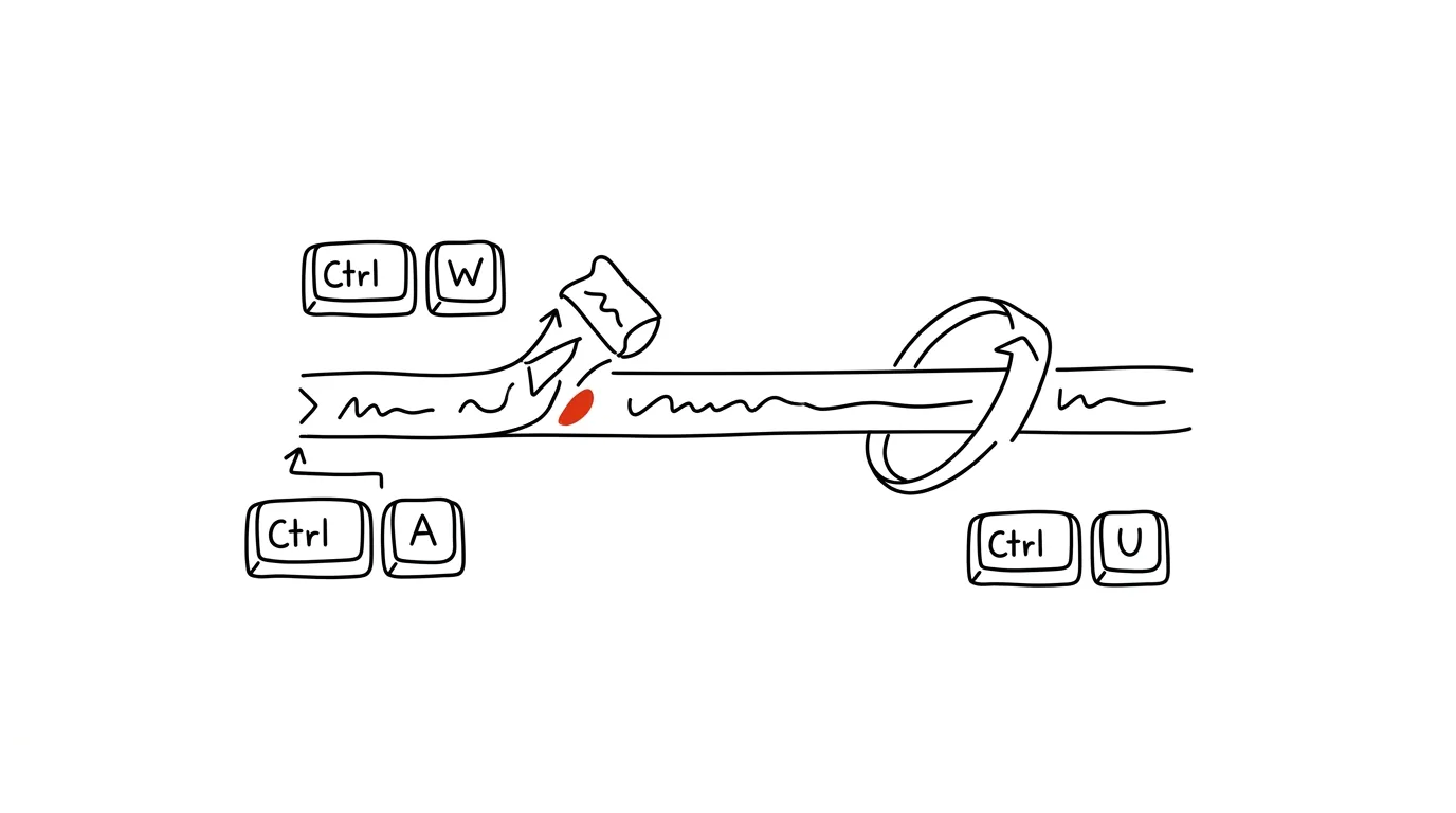 Ilustrace k článku: Ctrl+W a Ctrl+U: mažte v terminálu po slovech a řádcích