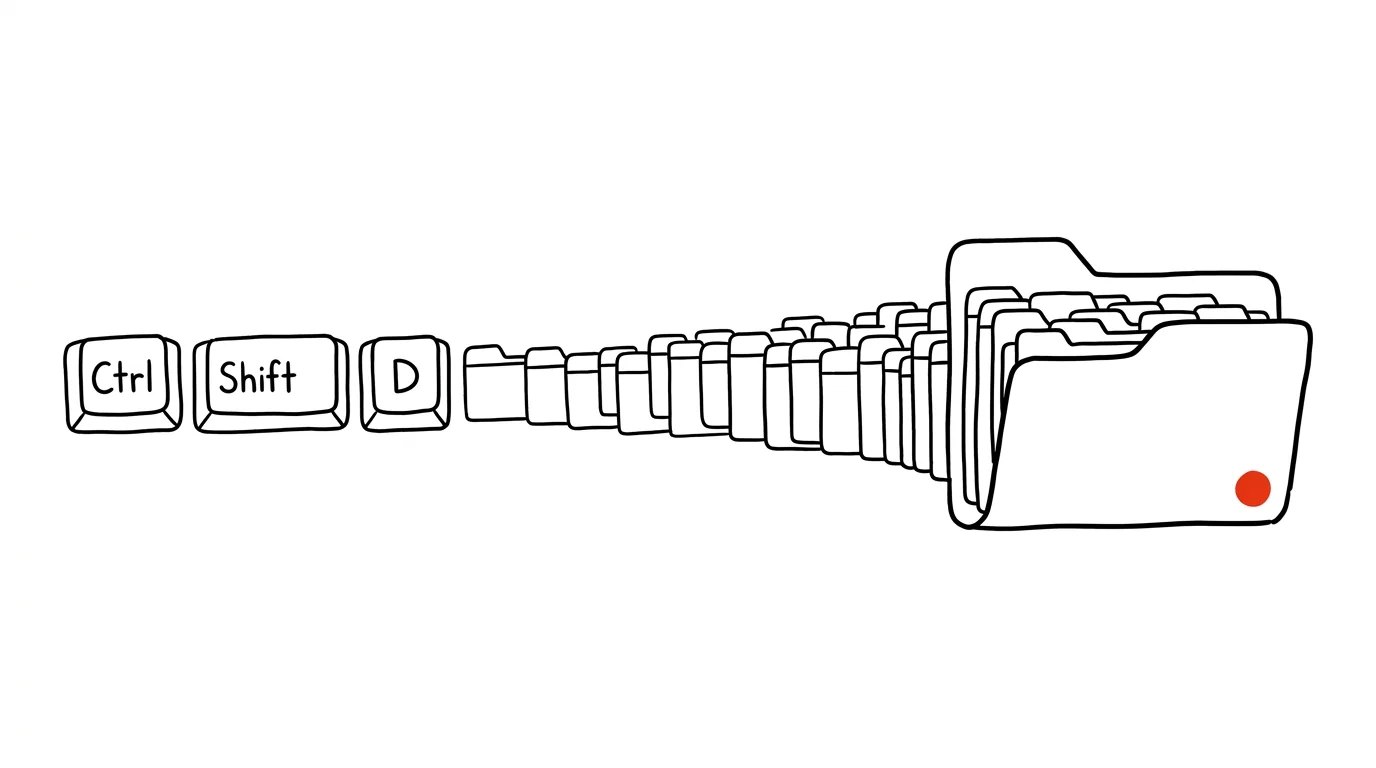 Ilustrace k článku: Ctrl+Shift+D uloží všechny panely do jedné složky